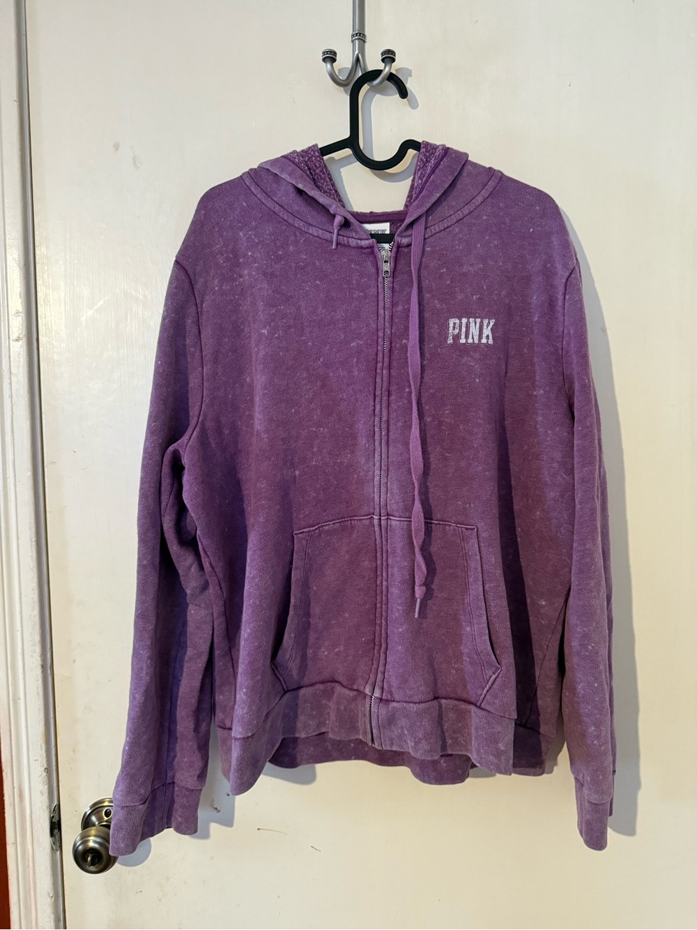 PINK Victoria's Secret Faded Purple Zip Hoodie